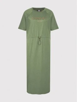 Best Pirce ⭐ DKNY Γυναίκες Καθημερινά Φορέματα Φόρεμα καθημερινό P1FTCEGQ Πράσινο Regular Fit 🔥 -Ενδυματολογικός Παράδεισος Κατάστημα unnamed file 1008