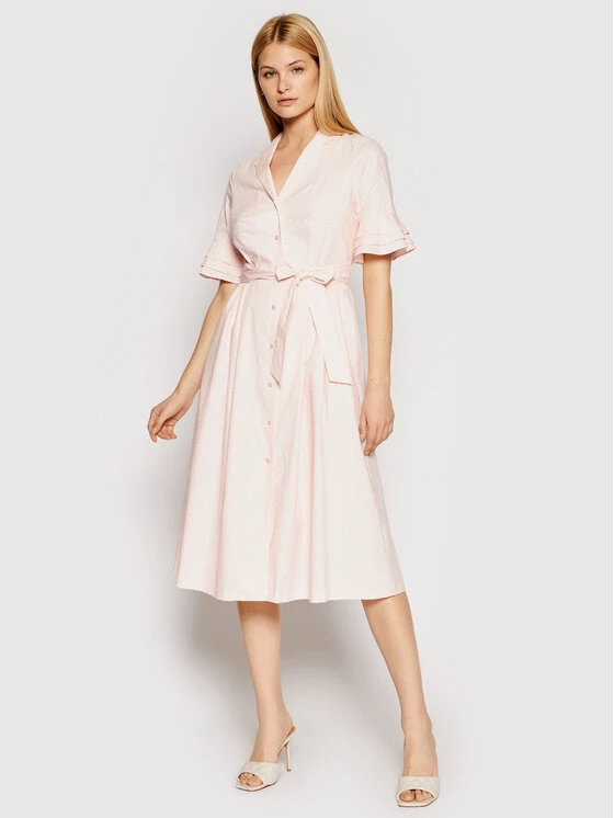 Φτηνός ⭐ DKNY Γυναίκες Φορέματα σε Στυλ Πουκάμισο & Σεμιζιέ Φόρεμα πουκάμισο DD1B3361 Ροζ Regular Fit 🎉 4 Φτηνός ⭐ DKNY Γυναίκες Φορέματα σε Στυλ Πουκάμισο & Σεμιζιέ Φόρεμα πουκάμισο DD1B3361 Ροζ Regular Fit 🎉 - Image 2