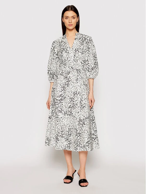 Νέος ✨ DKNY Γυναίκες Φορέματα σε Στυλ Πουκάμισο & Σεμιζιέ Φόρεμα πουκάμισο DD1AM347 Λευκό Regular Fit 🌟 3 Νέος ✨ DKNY Γυναίκες Φορέματα σε Στυλ Πουκάμισο & Σεμιζιέ Φόρεμα πουκάμισο DD1AM347 Λευκό Regular Fit 🌟