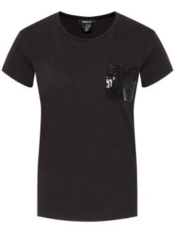 Η καλύτερη συμφωνία 👏 DKNY Γυναίκες T-shirts T-Shirt P0RAOC2R Μαύρο Regular Fit ❤️ -Ενδυματολογικός Παράδεισος Κατάστημα unnamed file 1093