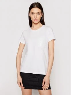 Καλύτερη πώληση 🥰 DKNY Γυναίκες T-shirts T-Shirt P0RAOC2R Λευκό Regular Fit ⌛