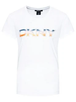 Προώθηση 💯 DKNY Γυναίκες T-shirts T-Shirt P1AVZDNA Λευκό Regular Fit ❤️ -Ενδυματολογικός Παράδεισος Κατάστημα unnamed file 1124