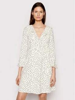 Συμφωνίες 😍 DKNY Γυναίκες Καθημερινά Φορέματα Φόρεμα καθημερινό DD1A2235 Μπεζ Regular Fit 🛒