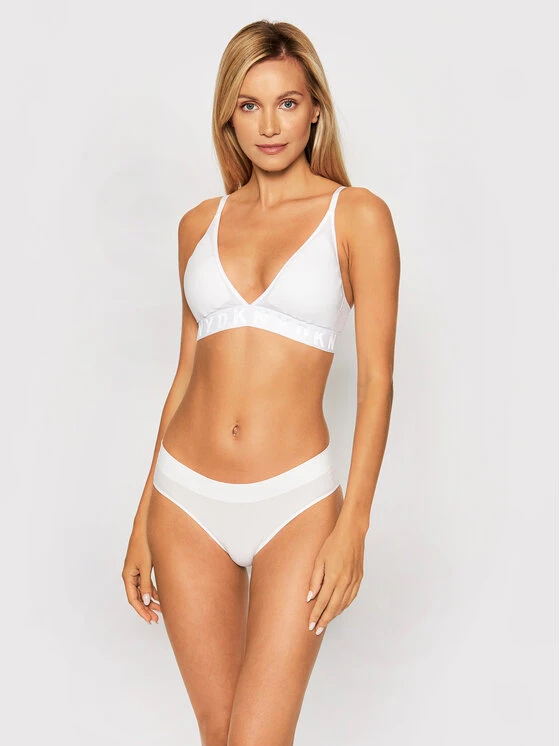 Εξοδος ⭐ DKNY Γυναίκες Χωρίς Μπανέλα Σουτιέν Bralette DK4026 Λευκό 👏 4 Εξοδος ⭐ DKNY Γυναίκες Χωρίς Μπανέλα Σουτιέν Bralette DK4026 Λευκό 👏 - Image 2