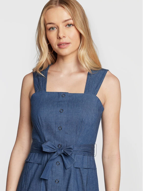 Το φθηνότερο 🌟 DKNY Γυναίκες Καθημερινά Φορέματα Φόρεμα καθημερινό DD2E3882 Μπλε Regular Fit 💯 6 Το φθηνότερο 🌟 DKNY Γυναίκες Καθημερινά Φορέματα Φόρεμα καθημερινό DD2E3882 Μπλε Regular Fit 💯 - Image 4