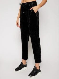 Νέος ❤️ DKNY Γυναίκες Παντελόνια Φόρμας Παντελόνι φόρμας P0JKWCOT Μαύρο Regular Fit 💯