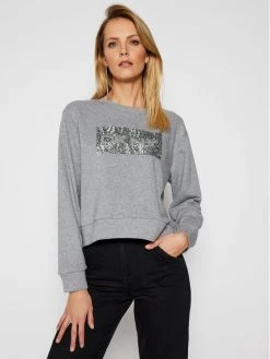 Το φθηνότερο 😀 DKNY Γυναίκες Μπλούζες Μπλούζα 0KH7GYM Γκρι Regular Fit 💯