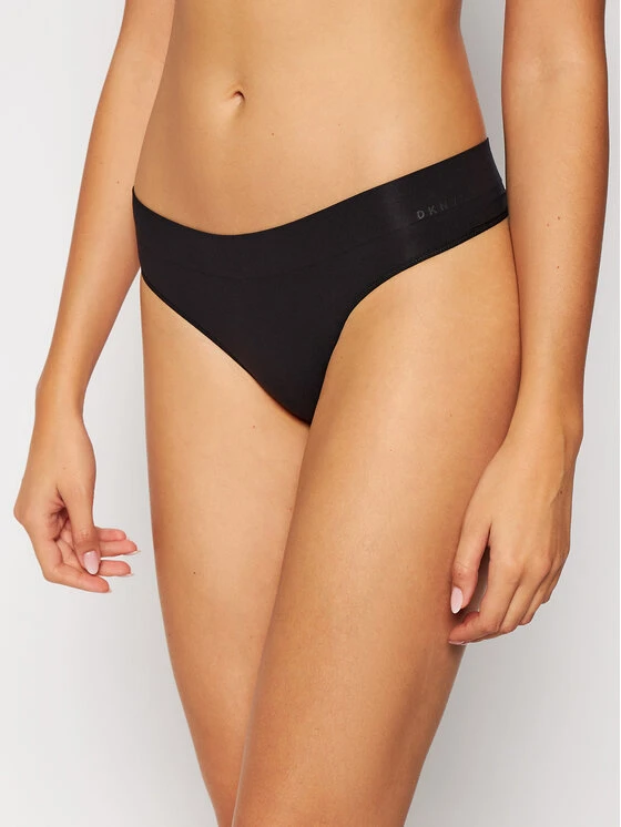 Καλύτερη πώληση 👍 DKNY Γυναίκες Στρίνγκ DK5016 Μαύρο ❤️ 4 Καλύτερη πώληση 👍 DKNY Γυναίκες Στρίνγκ DK5016 Μαύρο ❤️ - Image 2