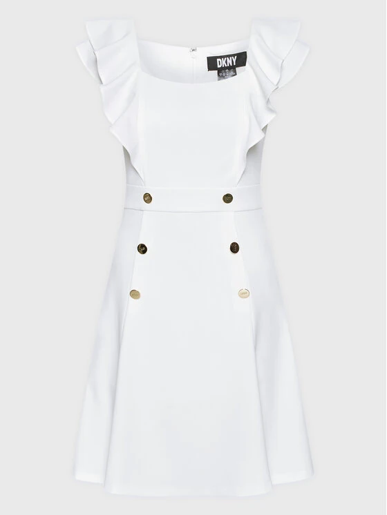 Κουπόνι 🔔 DKNY Γυναίκες Κοκτέιλ Φορέματα Φόρεμα κοκτέιλ DD2E1557 Μπεζ Regular Fit 🌟 7 Κουπόνι 🔔 DKNY Γυναίκες Κοκτέιλ Φορέματα Φόρεμα κοκτέιλ DD2E1557 Μπεζ Regular Fit 🌟 - Image 5