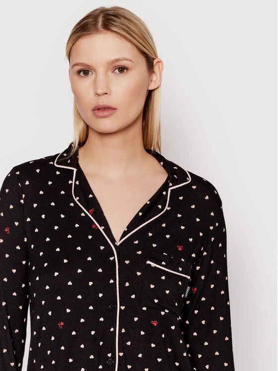 Η καλύτερη συμφωνία 🔥 DKNY Γυναίκες Πιτζάμες Σετ Πιτζάμα YI2922448 Μαύρο Regular Fit ❤️ 6 Η καλύτερη συμφωνία 🔥 DKNY Γυναίκες Πιτζάμες Σετ Πιτζάμα YI2922448 Μαύρο Regular Fit ❤️ - Image 4