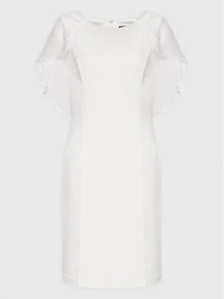 ΧΟΝΔΡΙΚΟ ΕΜΠΟΡΙΟ 💯 DKNY Γυναίκες Κοκτέιλ Φορέματα Φόρεμα κοκτέιλ DD2E1839 Λευκό Regular Fit ⌛ -Ενδυματολογικός Παράδεισος Κατάστημα unnamed file 147