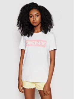 ΧΟΝΔΡΙΚΟ ΕΜΠΟΡΙΟ ⭐ DKNY Γυναίκες T-shirts T-Shirt P0DARCNA Λευκό Regular Fit ❤️