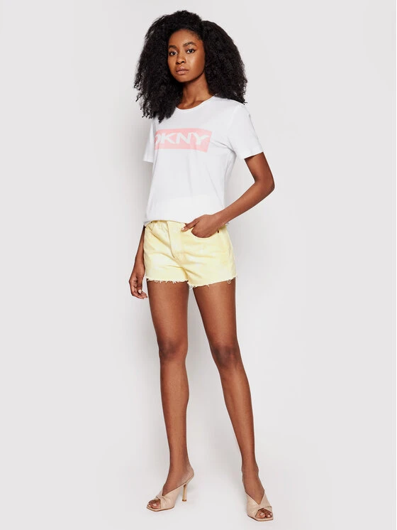 ΧΟΝΔΡΙΚΟ ΕΜΠΟΡΙΟ ⭐ DKNY Γυναίκες T-shirts T-Shirt P0DARCNA Λευκό Regular Fit ❤️ 4 ΧΟΝΔΡΙΚΟ ΕΜΠΟΡΙΟ ⭐ DKNY Γυναίκες T-shirts T-Shirt P0DARCNA Λευκό Regular Fit ❤️ - Image 2