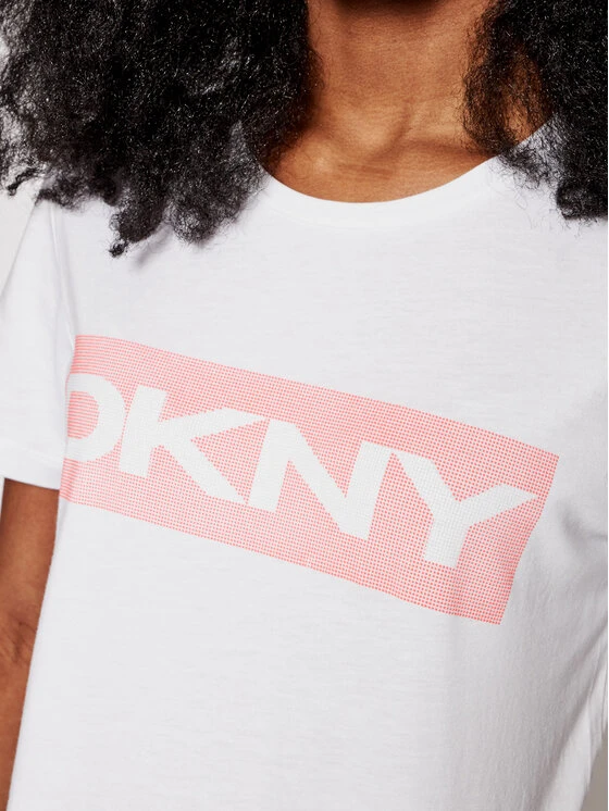 ΧΟΝΔΡΙΚΟ ΕΜΠΟΡΙΟ ⭐ DKNY Γυναίκες T-shirts T-Shirt P0DARCNA Λευκό Regular Fit ❤️ 6 ΧΟΝΔΡΙΚΟ ΕΜΠΟΡΙΟ ⭐ DKNY Γυναίκες T-shirts T-Shirt P0DARCNA Λευκό Regular Fit ❤️ - Image 4