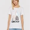 Συμφωνίες ❤️ DKNY Γυναίκες T-shirts T-Shirt P02BNCNA Λευκό Regular Fit ⭐ -Ενδυματολογικός Παράδεισος Κατάστημα unnamed file 1489