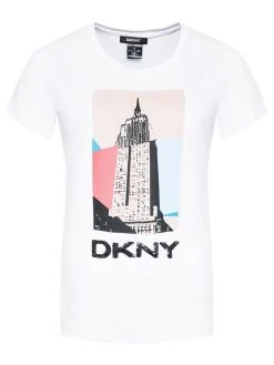 Αγορά 👍 DKNY Γυναίκες T-shirts T-Shirt P0DBGCNA Λευκό Regular Fit ❤️ -Ενδυματολογικός Παράδεισος Κατάστημα unnamed file 1498