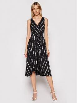 Αγορά ✔️ DKNY Γυναίκες Κοκτέιλ Φορέματα Φόρεμα κοκτέιλ DD0D2576 Μαύρο Regular Fit ⭐