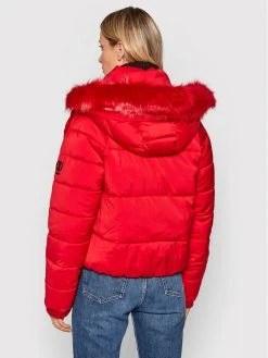 Συμφωνίες ⌛ DKNY Γυναίκες Χειμωνιάτικα Μπουφάν Μπουφάν πουπουλένιο DL1MGF95 Κόκκινο Regular Fit 💯 -Ενδυματολογικός Παράδεισος Κατάστημα unnamed file 1578