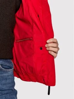 Συμφωνίες ⌛ DKNY Γυναίκες Χειμωνιάτικα Μπουφάν Μπουφάν πουπουλένιο DL1MGF95 Κόκκινο Regular Fit 💯 -Ενδυματολογικός Παράδεισος Κατάστημα unnamed file 1581