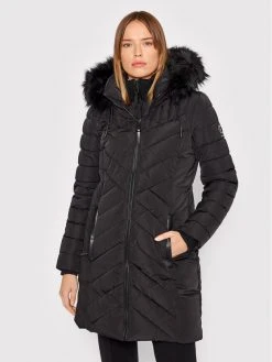 Αγορά 👍 DKNY Γυναίκες Χειμωνιάτικα Μπουφάν Μπουφάν πουπουλένιο DL1MPE70 Μαύρο Regular Fit 🤩