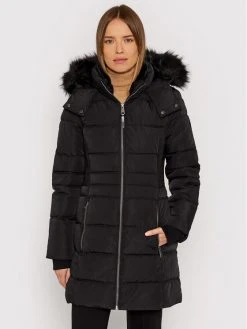 Φτηνός ✨ DKNY Γυναίκες Χειμωνιάτικα Μπουφάν Μπουφάν πουπουλένιο DL1MP587 Μαύρο Regular Fit ❤️