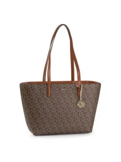 Τοπ 10 🧨 DKNY Γυναίκες Τσάντες Shoppers Τσάντα Bryant Lg Zip Tote R74AJ014 Καφέ 😀