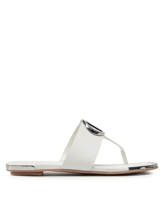 Νέος 🥰 DKNY Γυναίκες Σαγιονάρες Halcott K4051669 Λευκό ✔️ 4 Νέος 🥰 DKNY Γυναίκες Σαγιονάρες Halcott K4051669 Λευκό ✔️ - Image 2