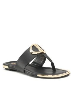 Εξοδος 💯 DKNY Γυναίκες Σαγιονάρες Halcott K4051669 Μαύρο 😍