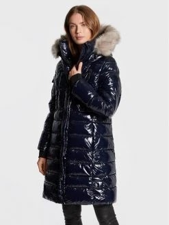 Εκπτωση ✔️ DKNY Γυναίκες Πουπουλένια Μπουφάν Μπουφάν πουπουλένιο DL1MPF94 Σκούρο μπλε Regular Fit 🤩