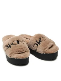 Νέος ❤️ DKNY Γυναίκες Παντόφλες Σπιτιού Palz K2123165 Μπεζ 😉 -Ενδυματολογικός Παράδεισος Κατάστημα unnamed file 1815