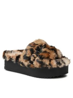 Flash Sale ✨ DKNY Γυναίκες Παντόφλες Σπιτιού Palz K2128405 Μπεζ 🎉