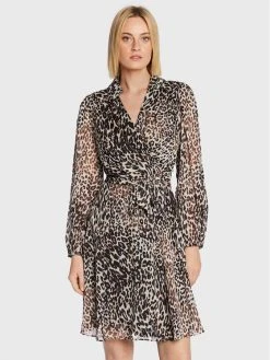 Κουπόνι 💯  DKNY Γυναίκες Καθημερινά Φορέματα Φόρεμα καθημερινό DD2G6447 Μπεζ Regular Fit 👏