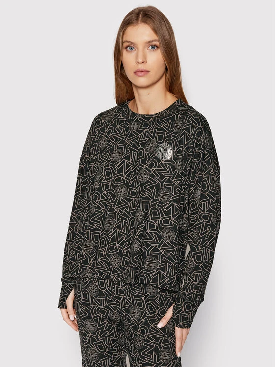 ΧΟΝΔΡΙΚΟ ΕΜΠΟΡΙΟ ⌛ DKNY Γυναίκες Πιτζάμες Σετ Πιτζάμα YI3022523 Μαύρο Regular Fit ⌛ 4 ΧΟΝΔΡΙΚΟ ΕΜΠΟΡΙΟ ⌛ DKNY Γυναίκες Πιτζάμες Σετ Πιτζάμα YI3022523 Μαύρο Regular Fit ⌛ - Image 2