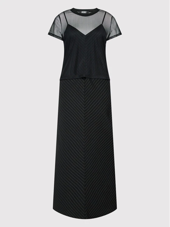 Best Pirce ⌛ DKNY Γυναίκες Καθημερινά Φορέματα Φόρεμα καθημερινό P2AB7M07 Μαύρο Regular Fit ✨ 8 Best Pirce ⌛ DKNY Γυναίκες Καθημερινά Φορέματα Φόρεμα καθημερινό P2AB7M07 Μαύρο Regular Fit ✨ - Image 6