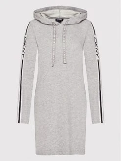 Ολοκαίνουργιο ✔️ DKNY Γυναίκες Πλεκτά Φορέματα Φόρεμα υφασμάτινο DD1G3218 Γκρι Regular Fit ⌛ -Ενδυματολογικός Παράδεισος Κατάστημα unnamed file 2079