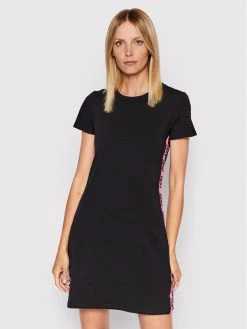 Εξοδος ⭐ DKNY Γυναίκες Καθημερινά Φορέματα Φόρεμα καθημερινό DD2ANB16 Μαύρο Regular Fit 🎁