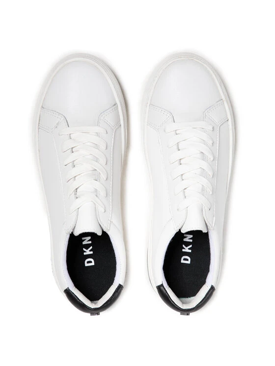 Best Pirce ✔️ DKNY Γυναίκες Κλειστά Παπούτσια Αθλητικά Court K1185301 Λευκό 🔥 8 Best Pirce ✔️ DKNY Γυναίκες Κλειστά Παπούτσια Αθλητικά Court K1185301 Λευκό 🔥 - Image 6