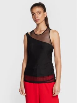 ΧΟΝΔΡΙΚΟ ΕΜΠΟΡΙΟ ⌛ DKNY Γυναίκες Μπλουζάκια Μπλουζάκι P2FH7N65 Μαύρο Regular Fit 👍