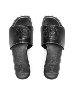 Νέος 🧨 DKNY Γυναίκες Παντόφλες Baby K1153965 Μαύρο ⭐ -Ενδυματολογικός Παράδεισος Κατάστημα unnamed file 2204