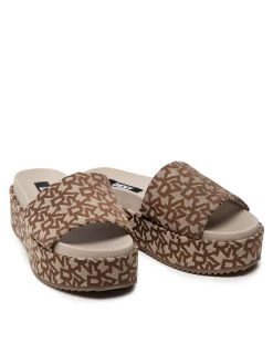 Το φθηνότερο 😀 DKNY Γυναίκες Παντόφλες Platform Slide K4161794 Καφέ 😍 -Ενδυματολογικός Παράδεισος Κατάστημα unnamed file 2215