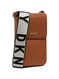 Εκπτωση 👍 DKNY Γυναίκες Τσάντες Mini Τσάντα Winonna Flap Phone C R11EKM09 Καφέ ❤️