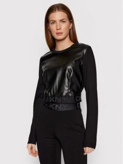 ΧΟΝΔΡΙΚΟ ΕΜΠΟΡΙΟ ✨ DKNY Γυναίκες Μπλούζες Χωρίς Φερμουάρ Μπλούζα P1JA0KBU Μαύρο Regular Fit ⌛