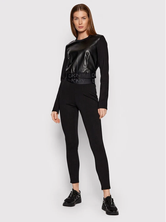 ΧΟΝΔΡΙΚΟ ΕΜΠΟΡΙΟ ✨ DKNY Γυναίκες Μπλούζες Χωρίς Φερμουάρ Μπλούζα P1JA0KBU Μαύρο Regular Fit ⌛ 4 ΧΟΝΔΡΙΚΟ ΕΜΠΟΡΙΟ ✨ DKNY Γυναίκες Μπλούζες Χωρίς Φερμουάρ Μπλούζα P1JA0KBU Μαύρο Regular Fit ⌛ - Image 2