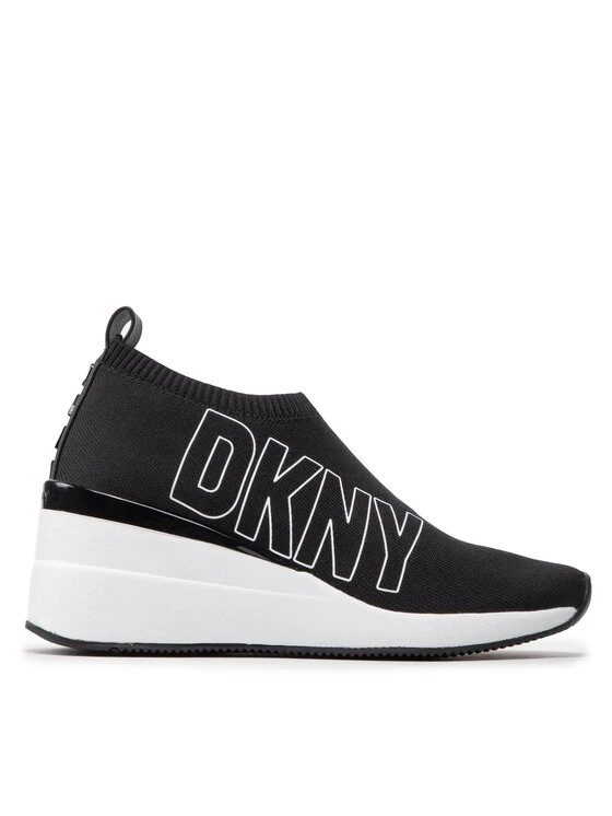 Καλύτερη πώληση 😀 Γυναίκες Αθλητικά DKNY-Pavi-Slip On Wedge Μαύρο ❤️ 4 Καλύτερη πώληση 😀 Γυναίκες Αθλητικά DKNY-Pavi-Slip On Wedge Μαύρο ❤️ - Image 2