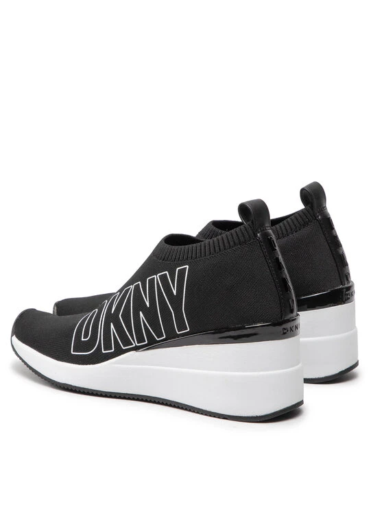Καλύτερη πώληση 😀 Γυναίκες Αθλητικά DKNY-Pavi-Slip On Wedge Μαύρο ❤️ 5 Καλύτερη πώληση 😀 Γυναίκες Αθλητικά DKNY-Pavi-Slip On Wedge Μαύρο ❤️ - Image 3