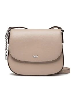 Νέος 🤩 DKNY Γυναίκες Τσάντες Χιαστί Τσάντα Bryant Saddle Bag R21EJR75 Μπεζ ⌛