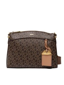 Καλύτερη πώληση 🎁 DKNY Γυναίκες Τσάντες Χιαστί Τσάντα Marykate Crossbody R22EJS79 Καφέ 😀