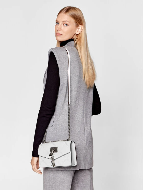 Best Pirce 👏 DKNY Γυναίκες Τσάντες Βραδινές Τσάντα Elissa Sm Shoulder B R223UC81 Λευκό ⭐ 8 Best Pirce 👏 DKNY Γυναίκες Τσάντες Βραδινές Τσάντα Elissa Sm Shoulder B R223UC81 Λευκό ⭐ - Image 6