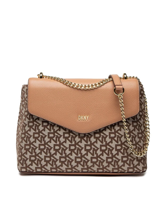 Best Pirce 😀 DKNY Γυναίκες Τσάντες Βραδινές Τσάντα Frankie Shoulder Bag R223FS55 Καφέ ⭐ 3 Best Pirce 😀 DKNY Γυναίκες Τσάντες Βραδινές Τσάντα Frankie Shoulder Bag R223FS55 Καφέ ⭐