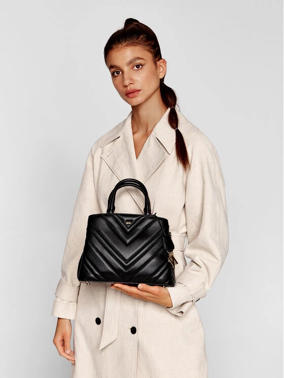 Προϋπολογισμός 🔔 DKNY Γυναίκες Τσάντες με Χερούλι Τσάντα Paige Md Satchel R22DB327 Μαύρο 👍 8 Προϋπολογισμός 🔔 DKNY Γυναίκες Τσάντες με Χερούλι Τσάντα Paige Md Satchel R22DB327 Μαύρο 👍 - Image 6